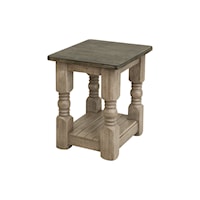 Two-Tone Chairside Table, 18"