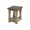 International Furniture Direct Natural Stone Chairside Table