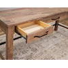 IFD International Furniture Direct Natural Parota Desk