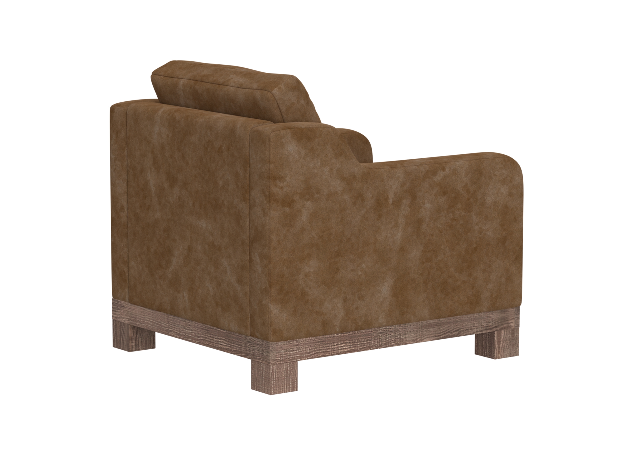 Armchair with Sloped Arms