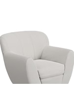 International Furniture Direct Tamesis Contemporary Accent Chair with 360 Swivel