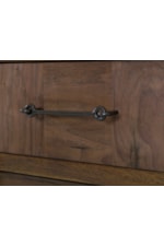 International Furniture Direct Walnut Transitional Nightstand