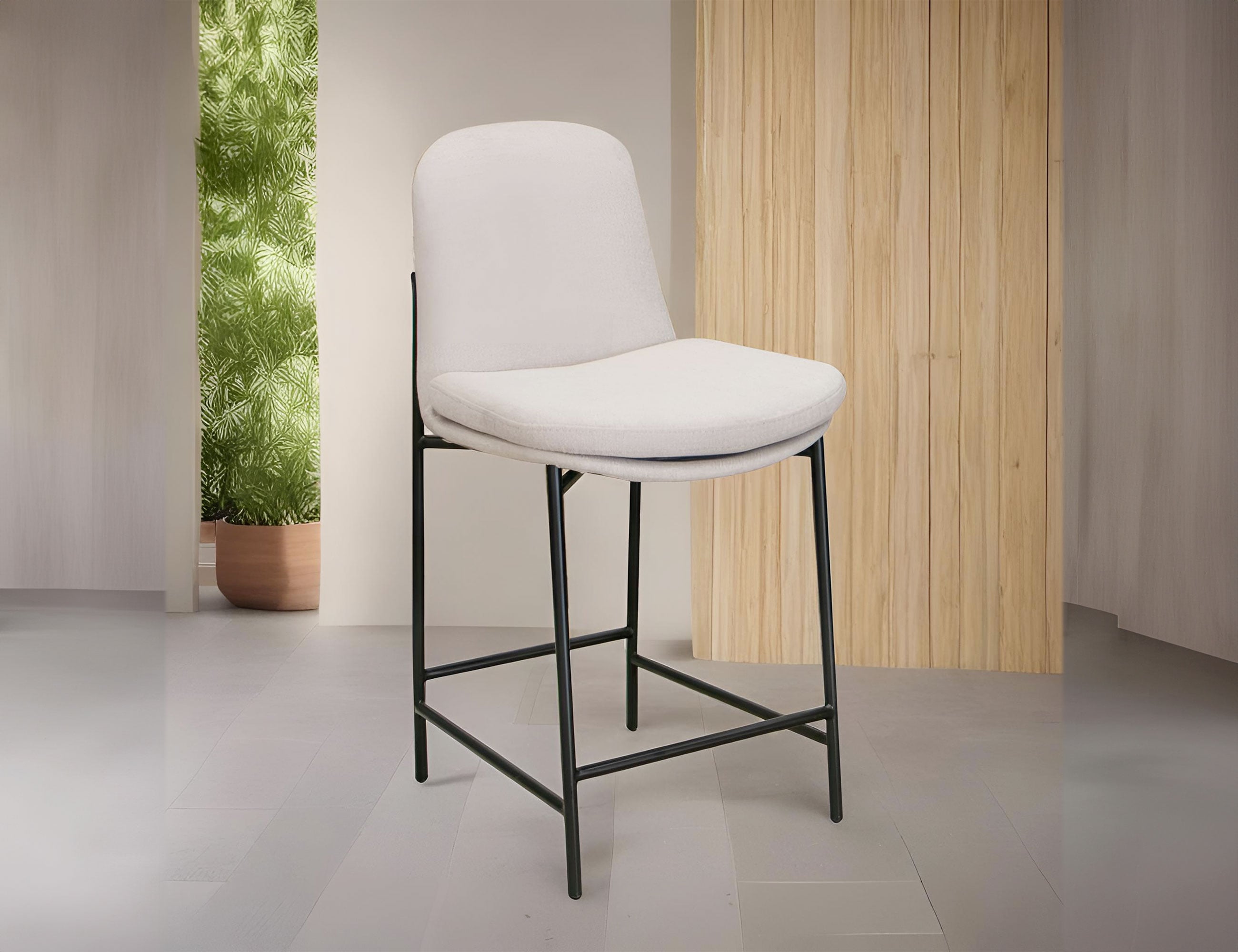 International Furniture Direct America Upholstered Barstool