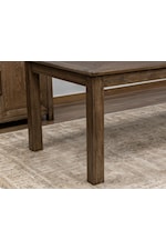 International Furniture Direct Novus Lodge Transitional Dining Table