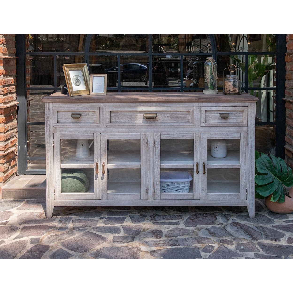 International Furniture Direct Sahara Accent Cabinet