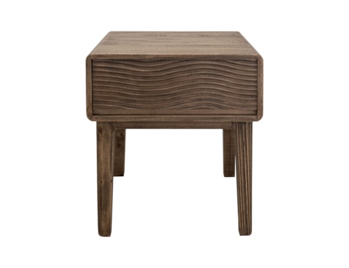 Contemporary End Table with Drawer