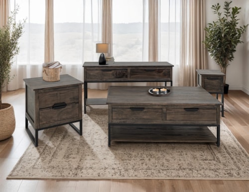 Transitional 4-Piece Occasional Set