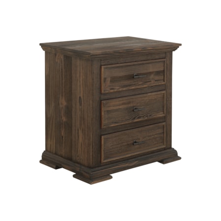 3-Drawer Nightstand