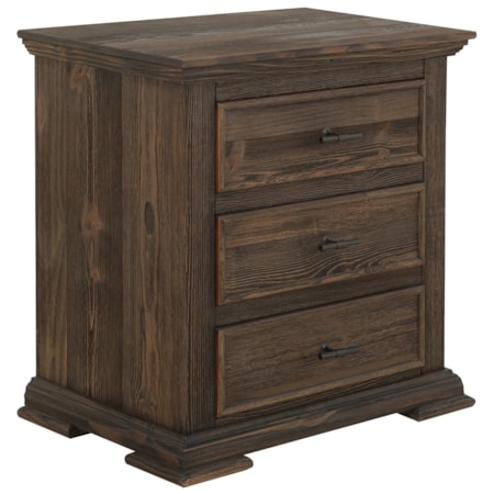 3-Drawer Nightstand