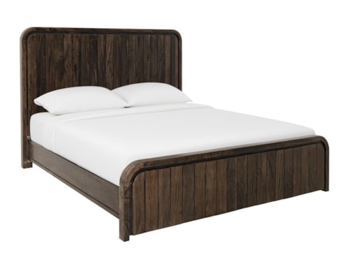 Contemporary King Panel Bed