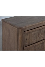 International Furniture Direct Xel-Ha Rustic Nightstand with 2 Drawers