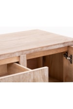 International Furniture Direct Balam Modern Rustic 2-Drawer Entertainment Center