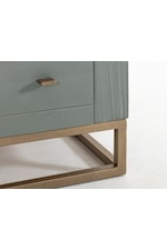 Mueblos International Timber Transitional 2-Drawer End Table