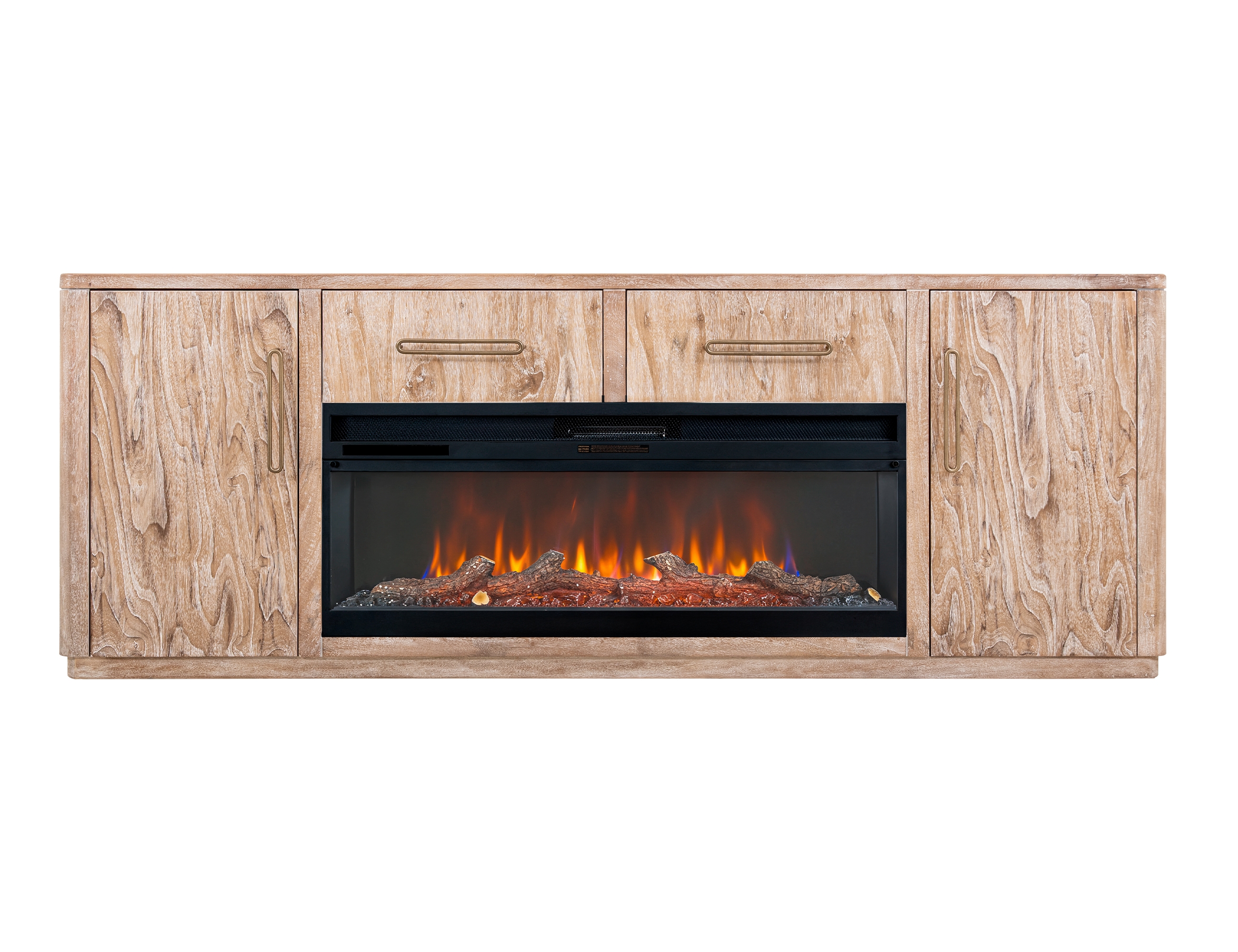 International Furniture Direct Balam 2-Drawer Entertainment Center