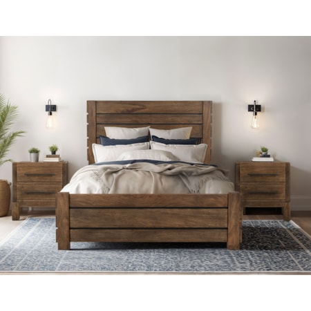 Queen Panel Bed