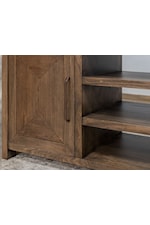 International Furniture Direct Novus Lodge Transitional Storage Console with Magnetic Doors