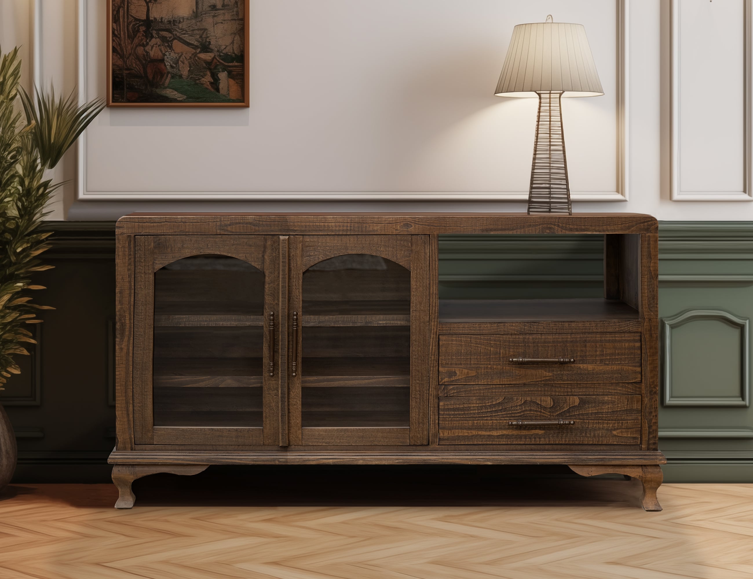 International Furniture Direct Arlette 2-Door Console
