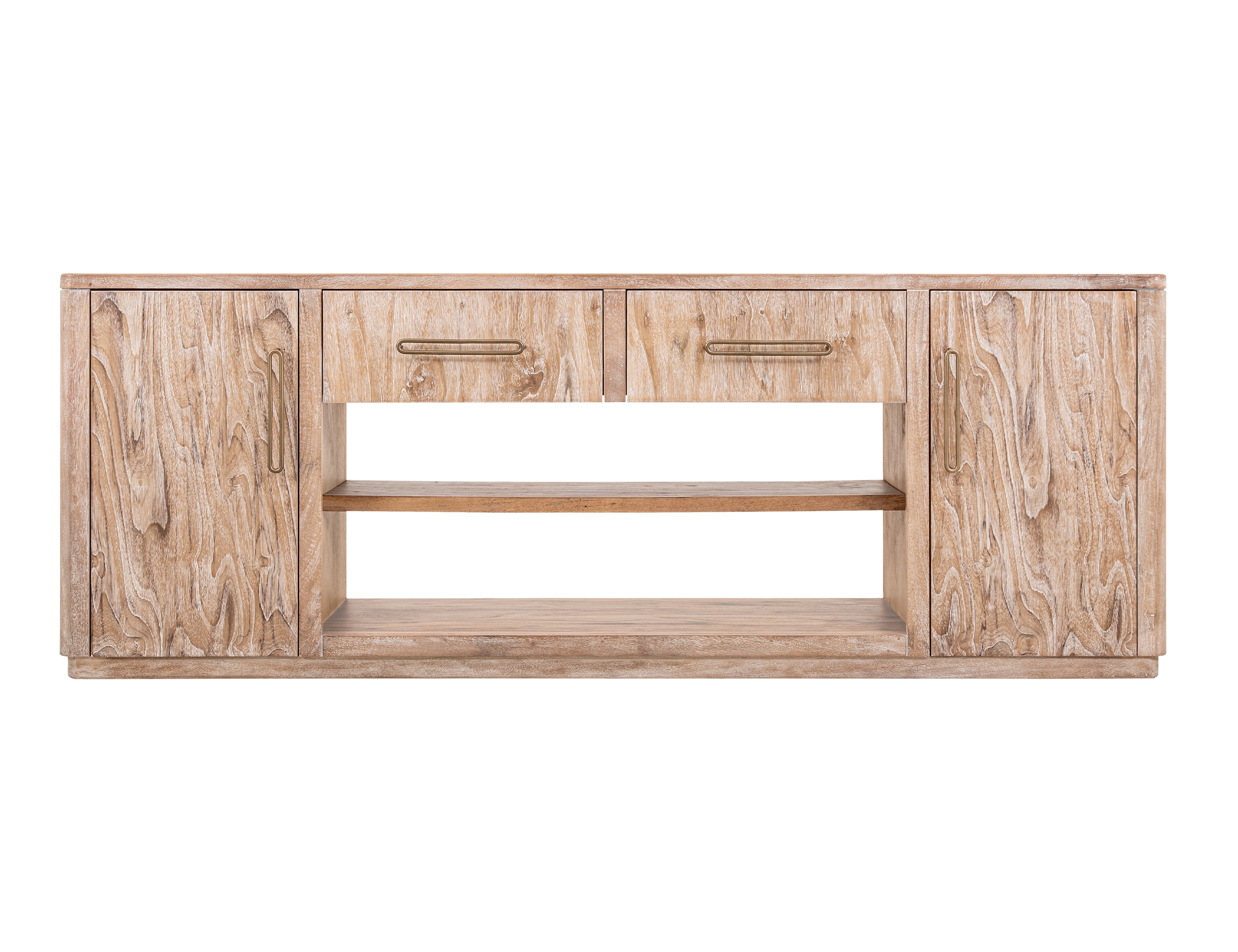International Furniture Direct Balam 2-Drawer Entertainment Center
