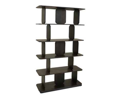 Contemporary Bookcase with Open Back