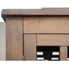 International Furniture Direct Natural Parota Cabinet