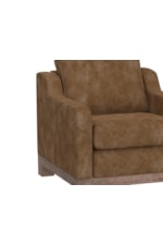 International Furniture Direct Samba Contemporary Armchair with Sloped Arms