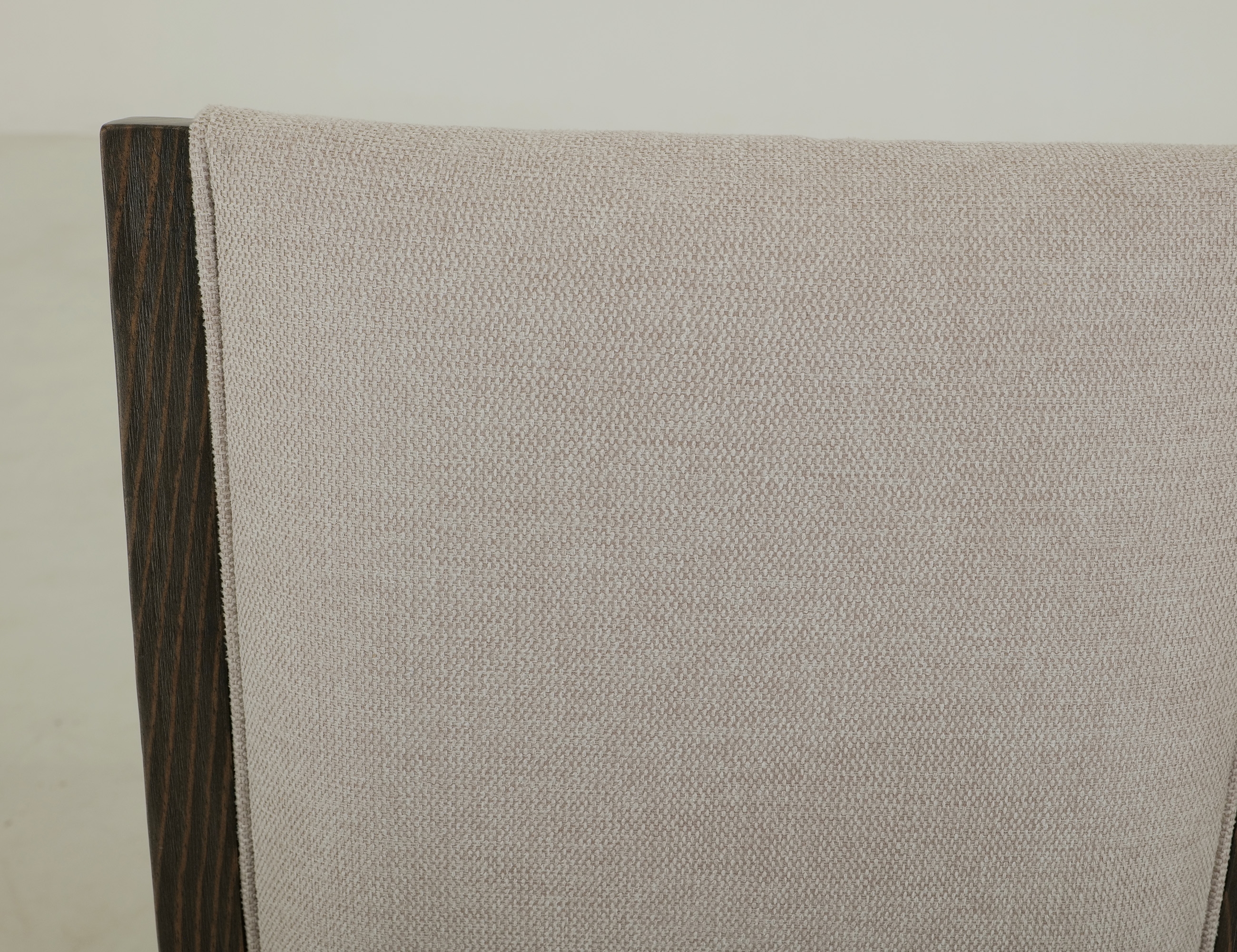 International Furniture Direct Black Verona Upholstered Dining Side Chair