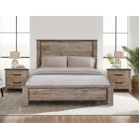 Queen Panel Bed