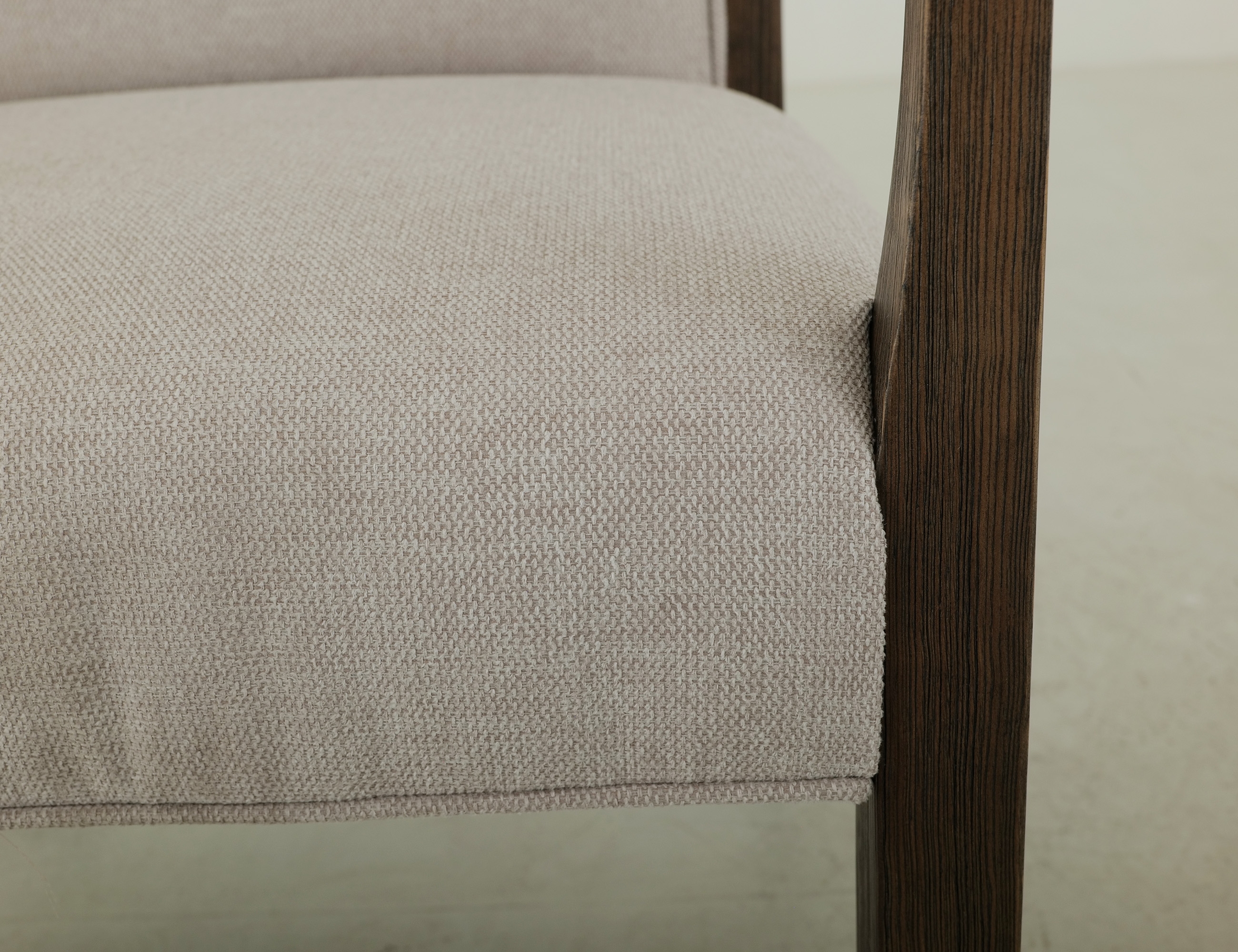 International Furniture Direct Black Verona Upholstered Dining Arm Chair