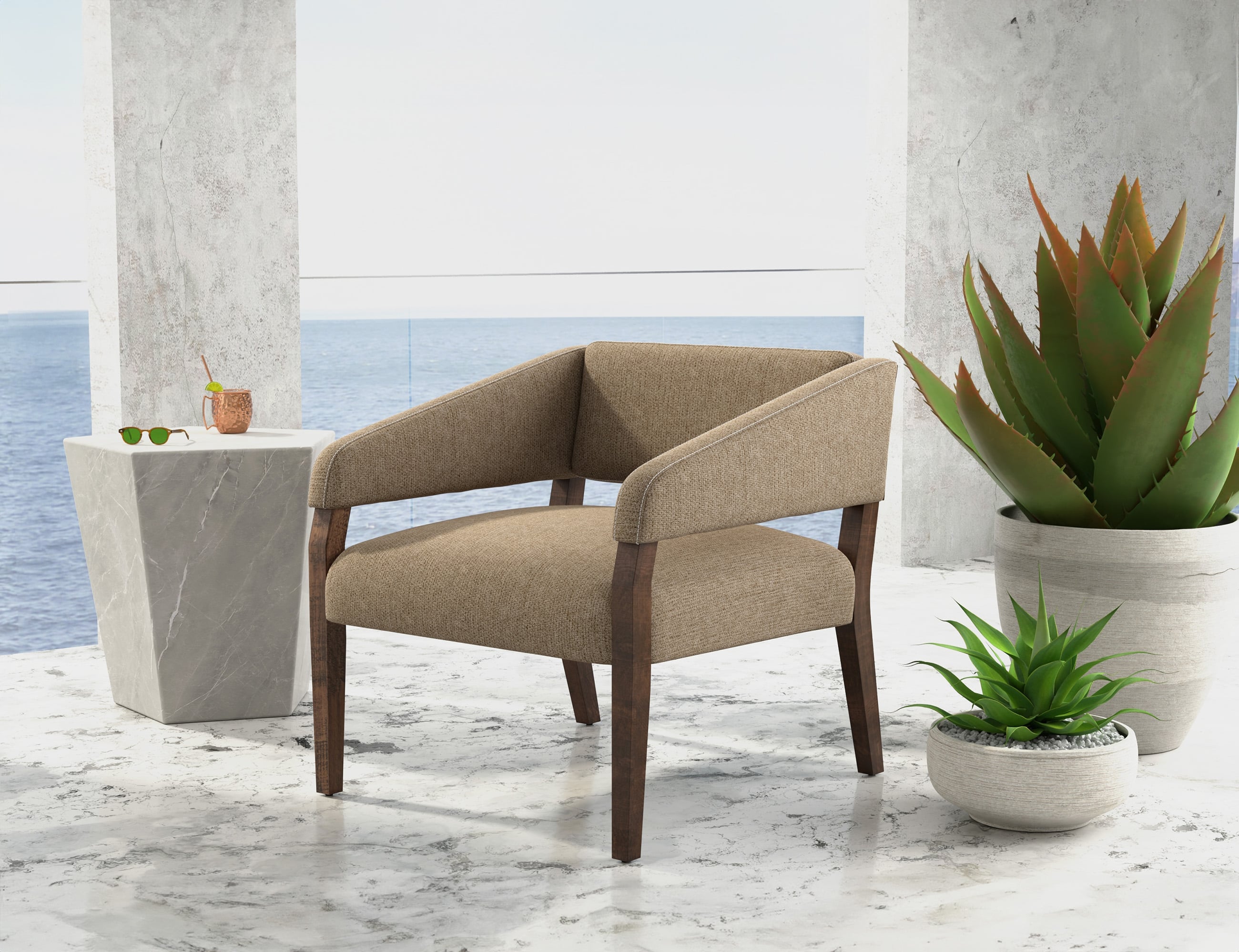 International Furniture Direct Murcia Upholstered Armchair