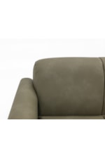 International Furniture Direct Mezquite Contemporary Loveseat with Exposed Wooden Base