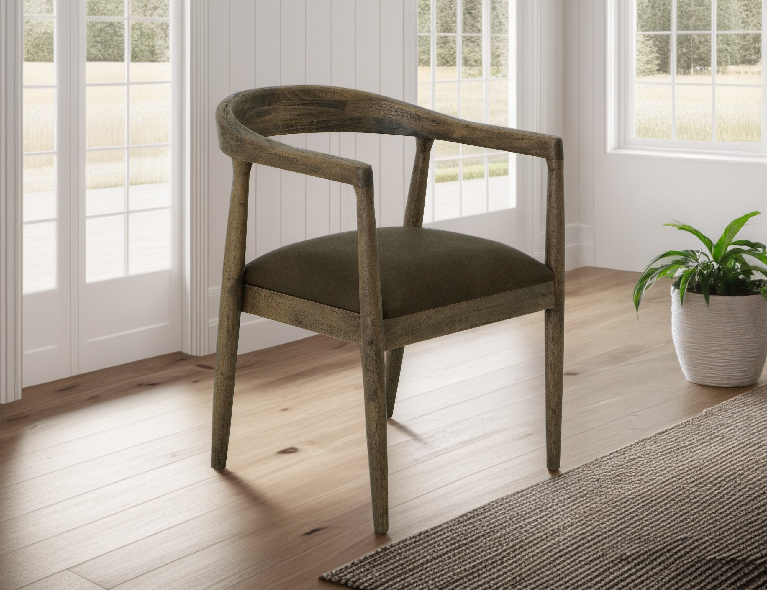 Open Back Dining Chair