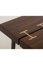 International Furniture Direct Walnut Transitional End Table