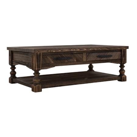 4-Drawer Cocktail Table
