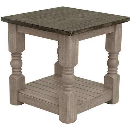 Two-Tone End Table