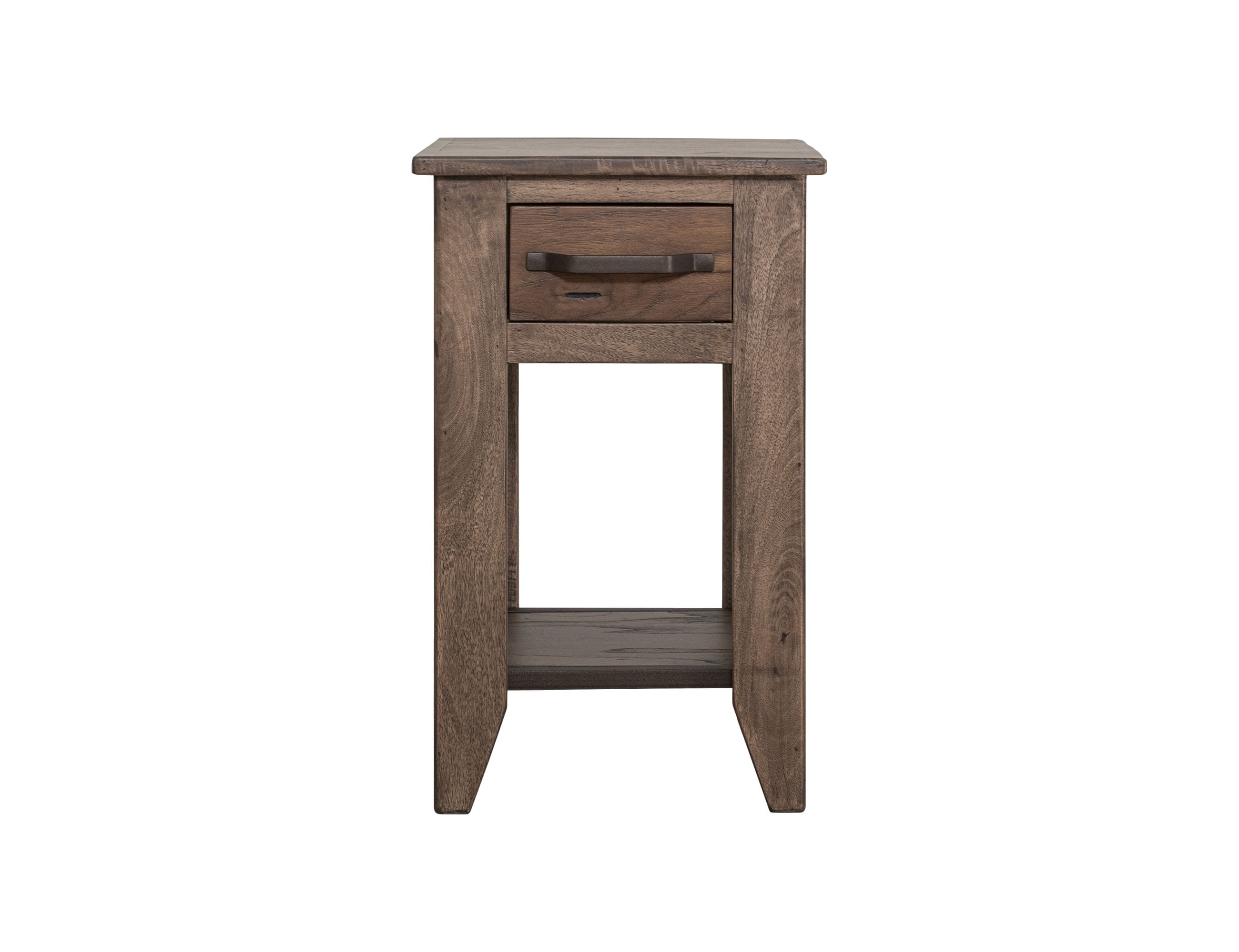 Uprooted Natural Teca Chairside Table