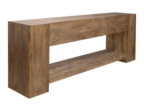 Contemporary Console with Lower Shelf