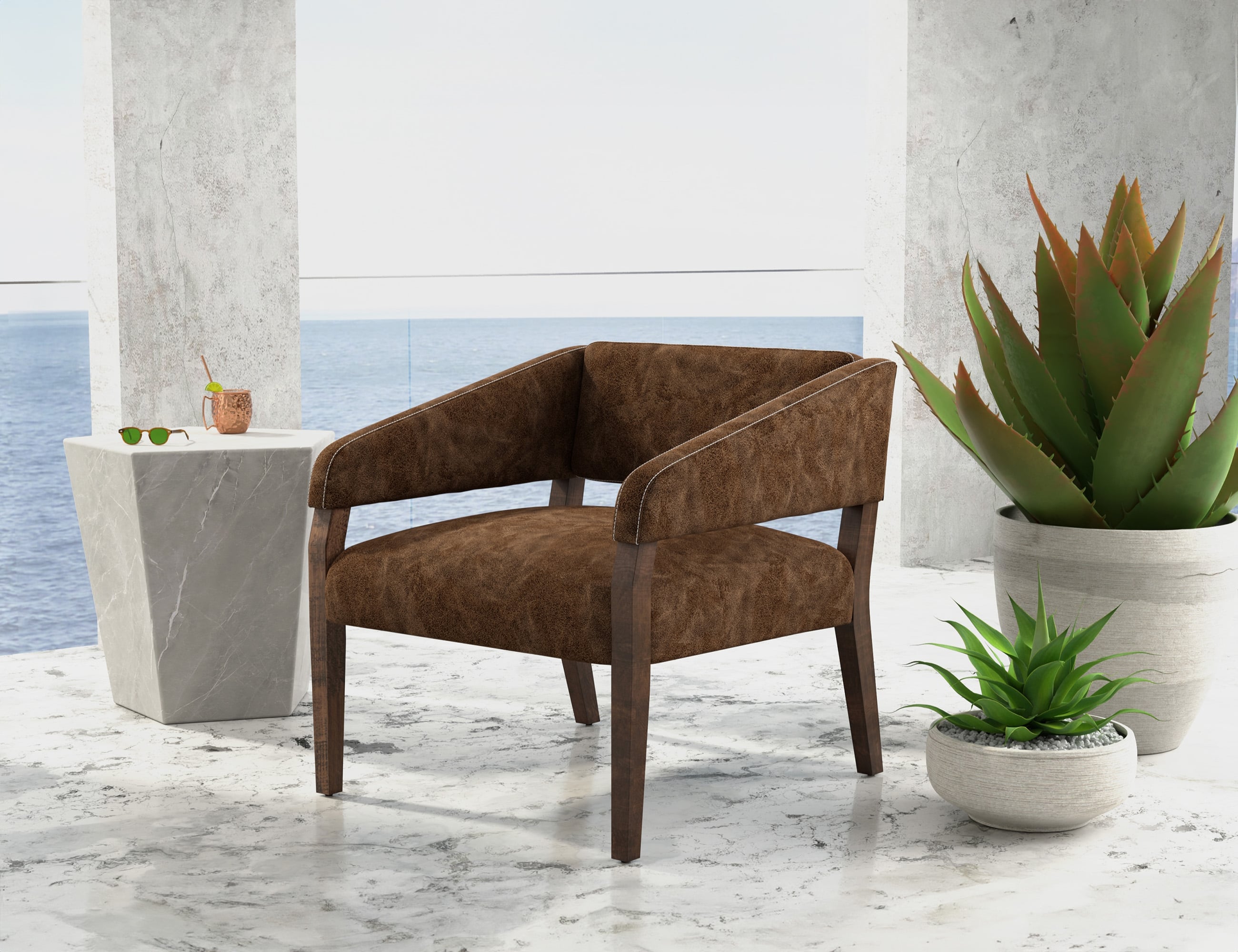International Furniture Direct Murcia Upholstered Armchair