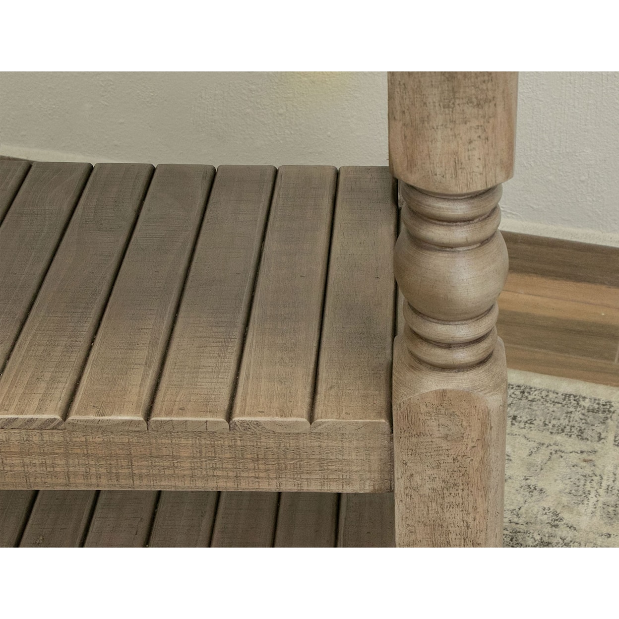 International Furniture Direct Natural Stone Sofa Table