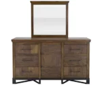 Direct Design Company Walnut Dresser Mirror