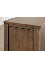 International Furniture Direct Novus Lodge Transitional Storage Console with Magnetic Doors