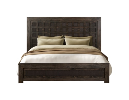 Rustic Queen Panel Bed
