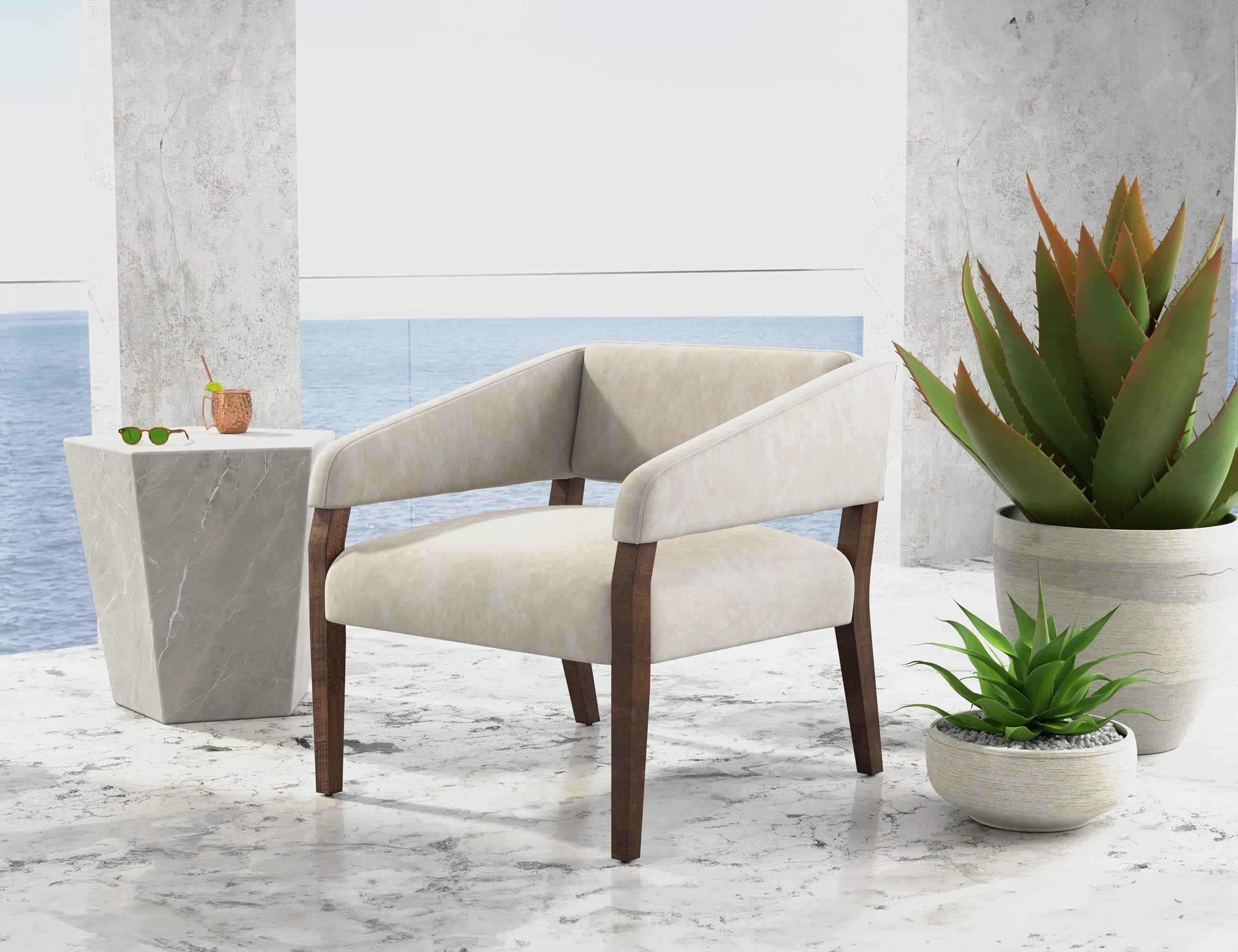 International Furniture Direct Murcia Upholstered Armchair