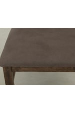 Mueblos International Dutton Farmhouse Dining Chair with Upholstered Seat