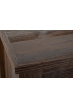 International Furniture Direct Town Modern Rustic Electric Fireplace TV Stand with Remote Control