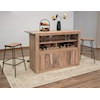 International Furniture Direct Natural Parota Bar