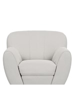 International Furniture Direct Tamesis Contemporary Accent Chair with 360 Swivel