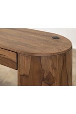 Translucent Stained Brown lacquer allows natural wood grain to shine through