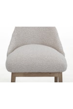 International Furniture Direct Emma Contemporary 24" Upholstered Barstool