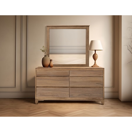 Square Dresser Mirror