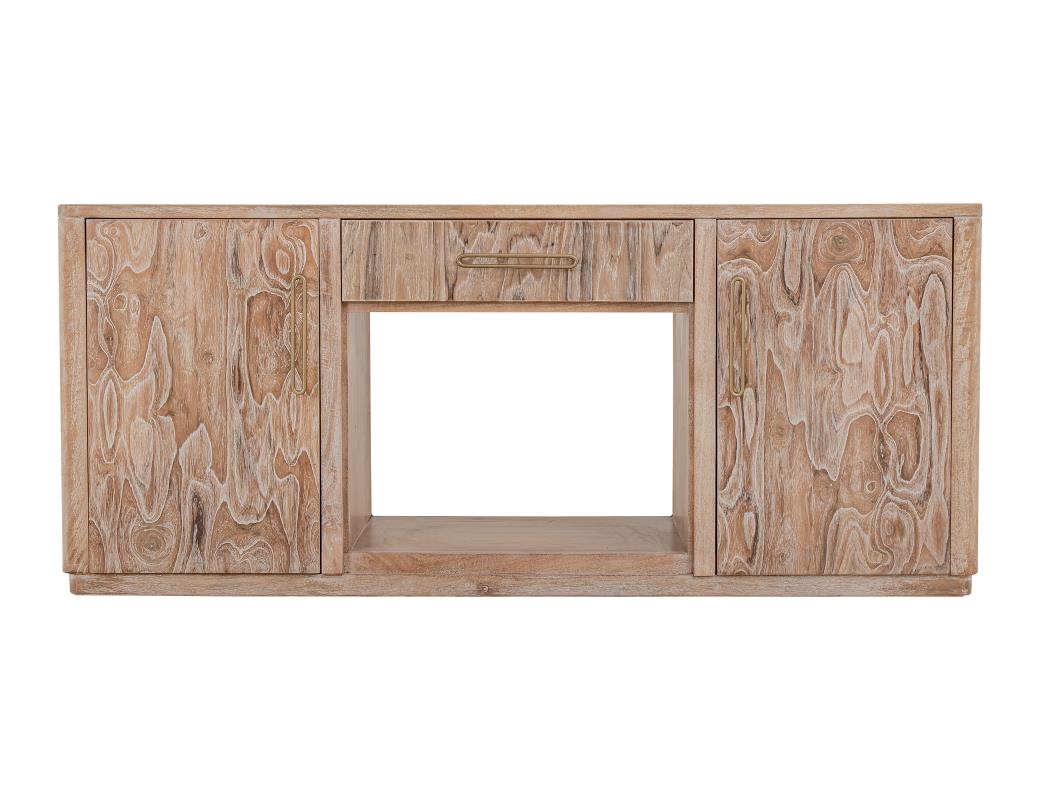 1-Drawer Entertainment Center with Fireplace